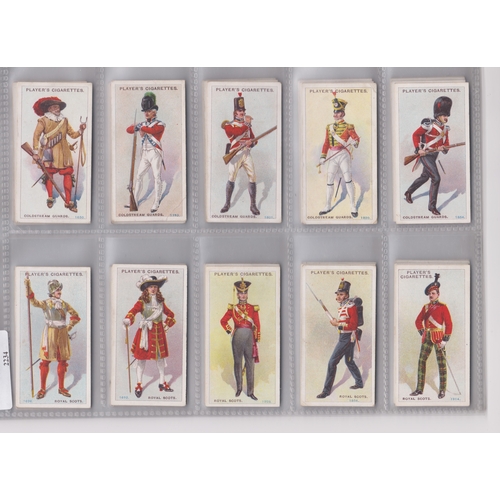 79 - John Player & Sons cigarette cards, Regimental Uniforms 2nd Series (51-100) 1913 set 50/50 cards, Go... 