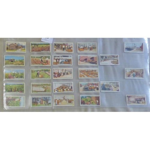 83 - John Player & Sons cigarette cards 5 full sets, Gems of British Scenery, Natural History, From Plant... 