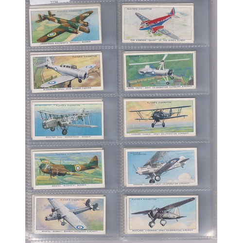 91 - John Player & Sons 3 full sets, International Air Liners, Aircraft of the Royal Air Force and Modern... 