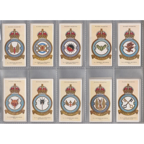 158 - 2 Sets RAF badges (without clause) 50/50 cards, VGC and Racing Caricatures 40/40 cards. VGC