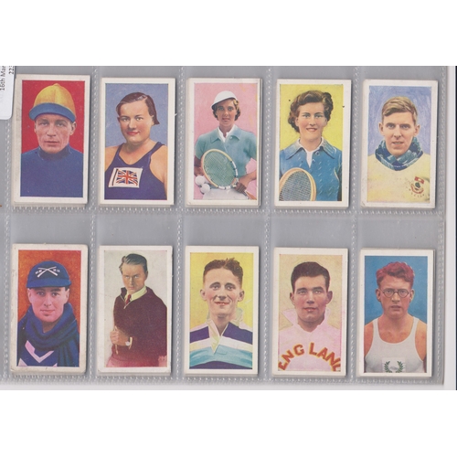 168 - R & J Hill Ltd, Celebrities of Sport (Hill Name) 1938 set 50/50 VGC