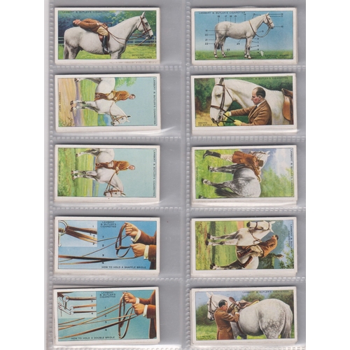 173 - Lambert & Butler Horsemanship 1938 set 50/50 VGC