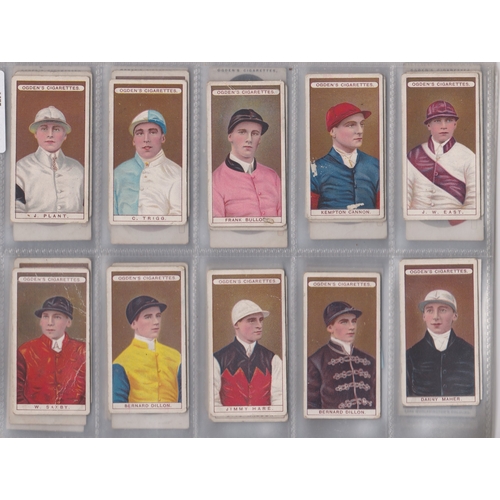 187 - Ogdens Horse Racing (4 part sets) Steeplechase & Trainers 1927 29/50 Cards VG condition, Owners & Ra... 