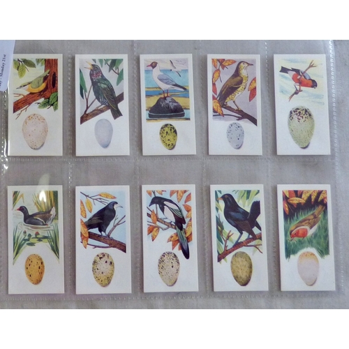 199 - F Lambert & Sons Ltd Tea Birds and Their Eggs 1962 set 25/25 VGC