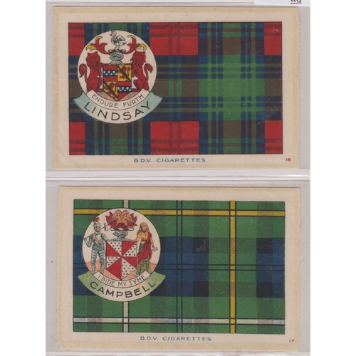 285 - BDV Silks Godfrey Phillips Clan Tartans Ex Large Size, 2 Silks, VGC