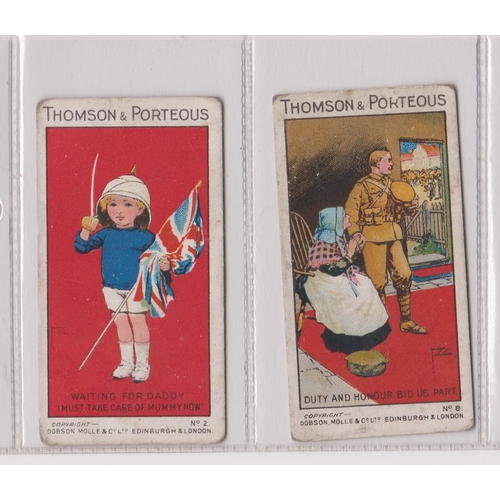 289 - Thomsons & Porteous, The European War Series, 2 cards 1915, Good to very good