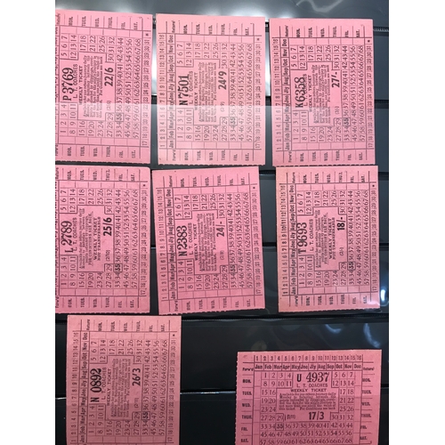 408 - Two albums of vintage bus tickets London Transport Buses, London Transport Country Buses, London Tra... 