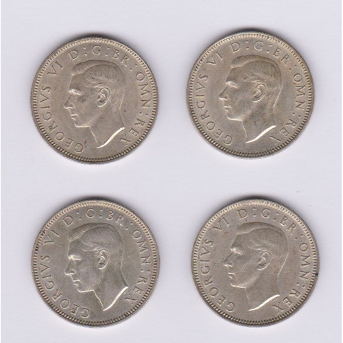 39 - GB Shillings 1944 English & Scottish 1945 English, 1546 Scottish all EF or better (4)