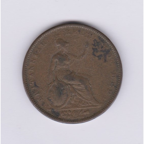 46 - GB 1824 George IV Penny, fine