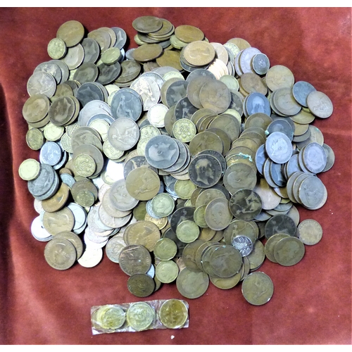 94 - Charity Mix British Copper and Foreign coins 5kg approx.