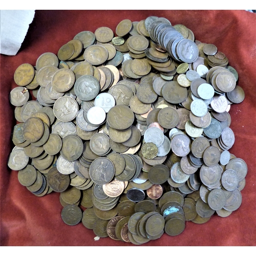 96 - Charity British Copper 5kg approx., coins