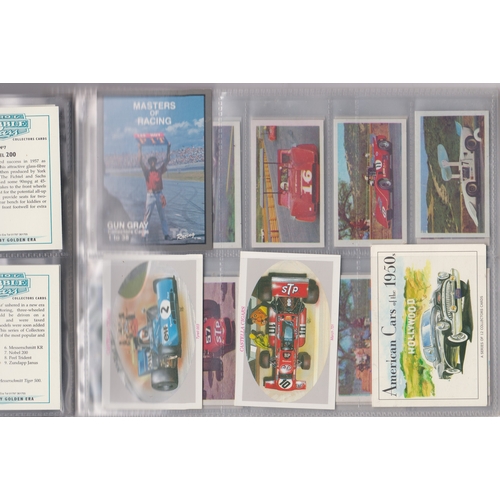 216 - Candy Gum Auto Sprint 1st series (53 cards) 1975 and Golden Era Cars, Micro Bubble Cars 2000 Full se... 