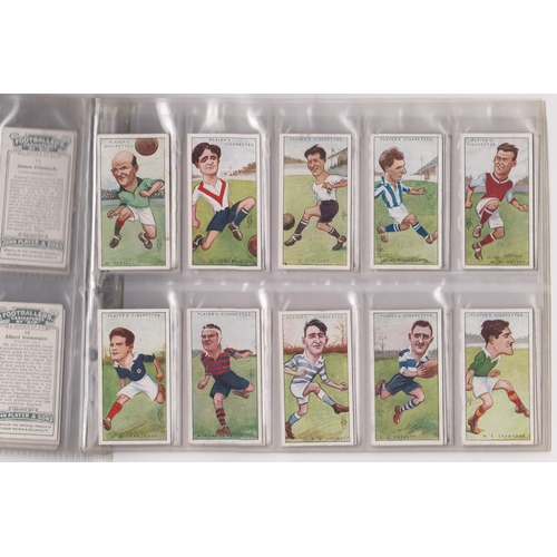 217 - John Player & Sons (2 sets) Footballers Caricatures A series of 50/50 cards and Footballers 1928 A S... 