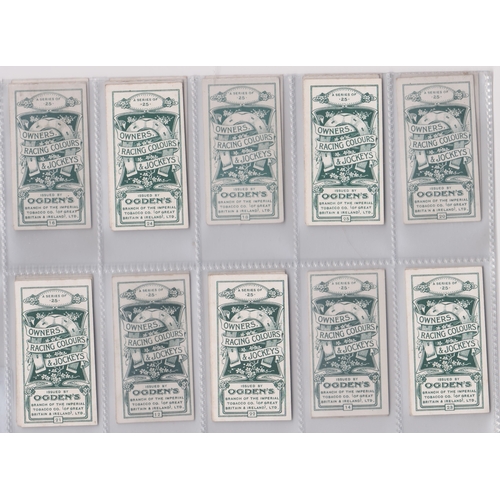 252 - Ogdens Ltd Owners Racing Colours & Jockeys (green back) 1914 set 25/25 cards VC