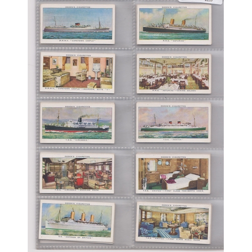 253 - Ogdens Ltd Ocean Greyhounds 1938 set 50/50 cards VGC