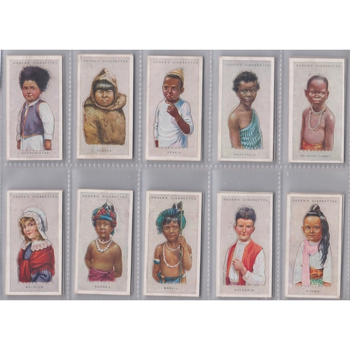 257 - Ogdens Ltd Children of All Nations 1924 set 50/50 cards VC