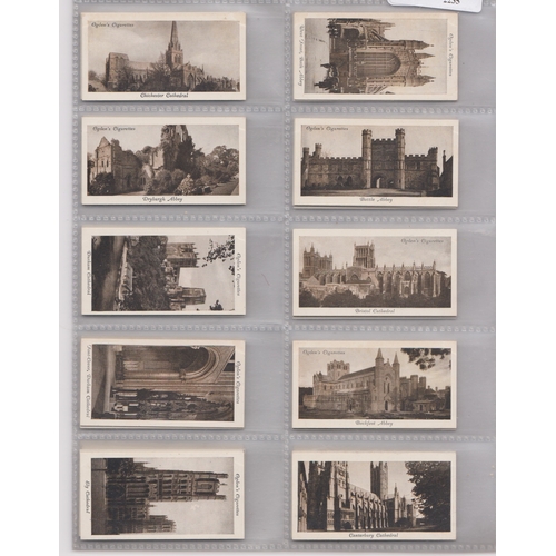 258 - Ogdens Ltd Cathedrals & Abbeys 1936 set 50/50 cards VGC