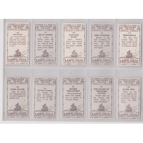 260 - B Morris & Sons Ltd Treasure Island 1924 set 13/13 cards VGC