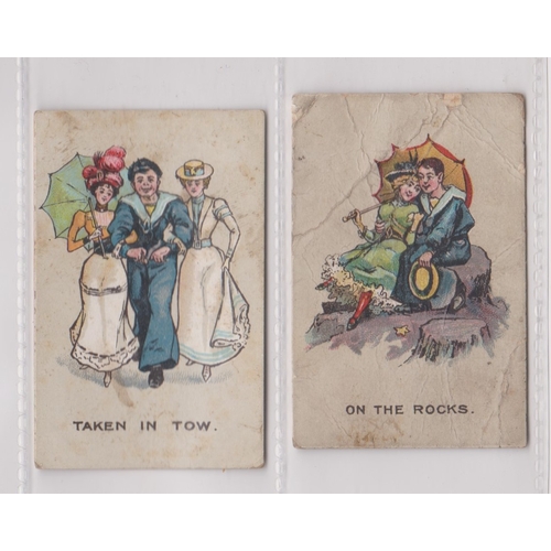 274 - W T Osborne & Co Naval & Military Phrases 1904 series 2/40 cards, poor condition