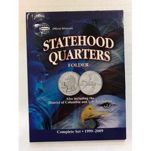 84 - USA Quarter Dollars 1999-2009 Whitman Statehood Quarter dollars 60 coins set in special folder
