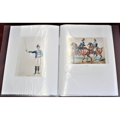 103 - 17th (Duke of Cambridge's Own) Lancers Picture Portfolio with (50+) prints of historic pictures and ... 