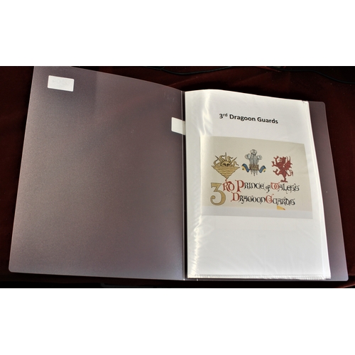 104 - 3rd (Prince of Wales's) Dragoon Guards Picture Portfolio with (50+) prints of historic pictures and ... 