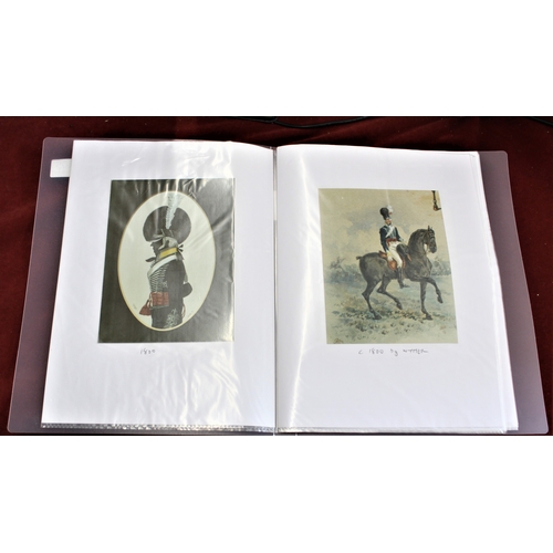 105 - 19th (Queen Alexandra's Own) Royal Hussars Picture Portfolio with (50+) prints of historic pictures ... 