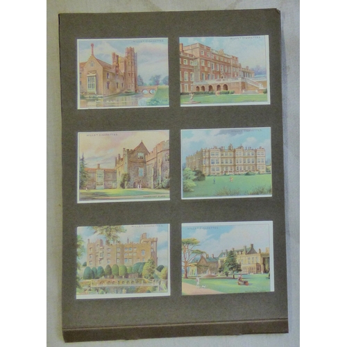 156 - W.D. & H.O. Wills Ltd., Cigarette Cards Beautiful Homes 1930 Set L 25/25 good condition