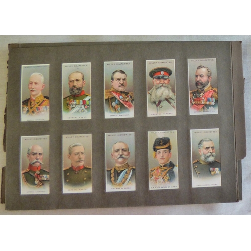 179 - W.D. & H.O. Wills Ltd., Allied Army Leaders (2 Printings) 1917 Set 50/50 good condition including Ge... 