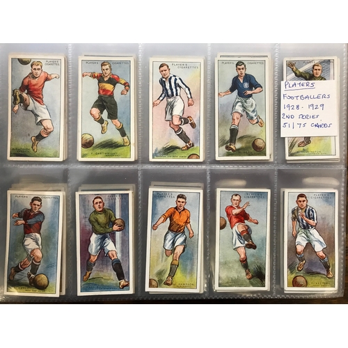 199 - John Player & Sons 10 sets of cigarette cards, varied subjects, VGC (sport interest)