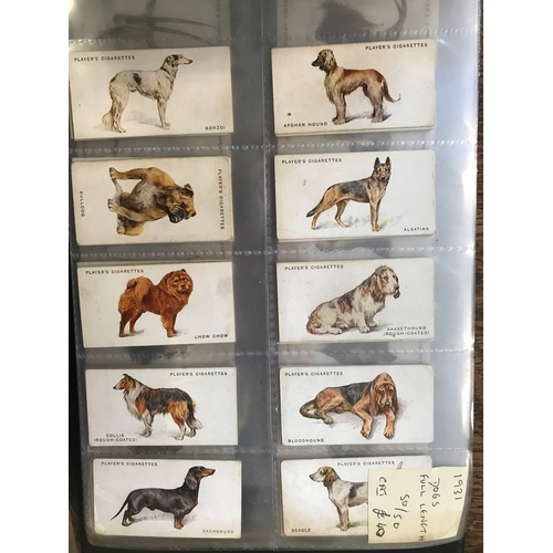 200 - John Player & Sons 10 sets of cigarette cards, varied subjects, VGC (animal interest)