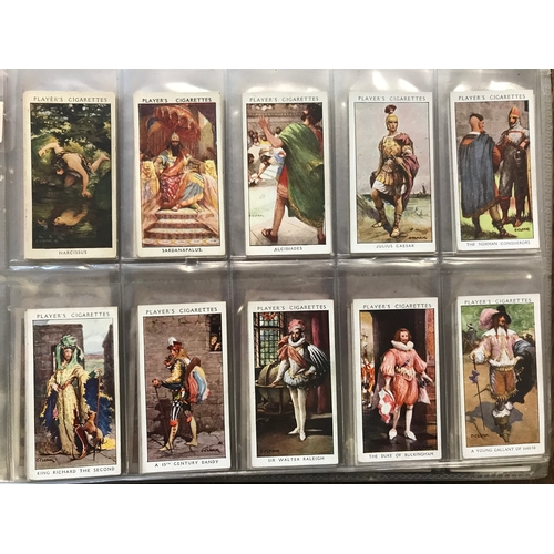 201 - John Player & Sons 10 sets of cards, varied subjects, Incl: Dickens, caricatures,  products of the w... 