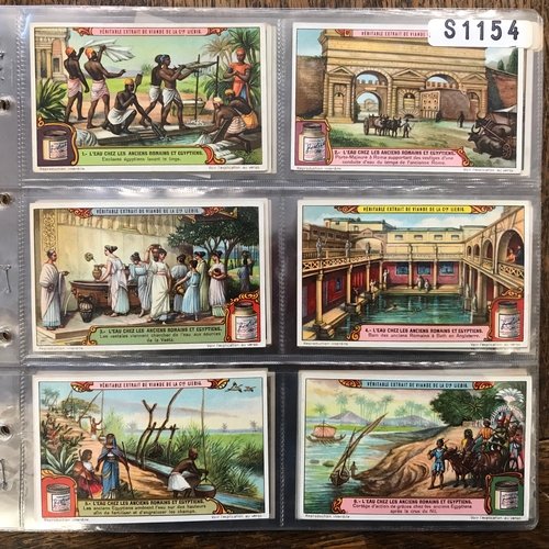 205 - Liebig 6 Full Sets cards, Nos 1154, 1155, 1156, 1157, 1158, VGC