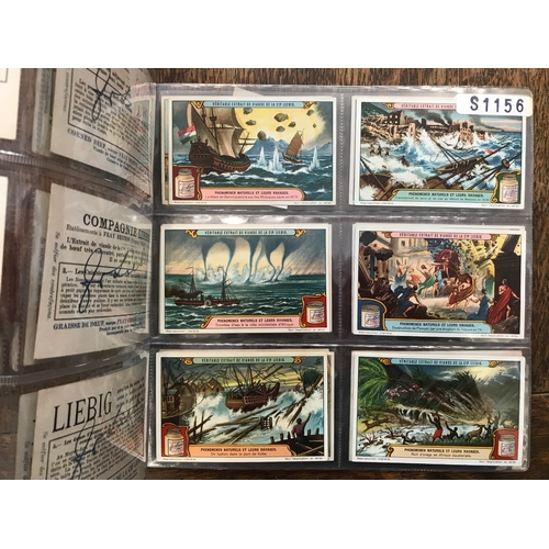 205 - Liebig 6 Full Sets cards, Nos 1154, 1155, 1156, 1157, 1158, VGC