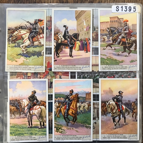 210 - Liebig 6 Full Sets cards, Nos 1395, 1397, 1398, 1399, 1400, 1400 VGC