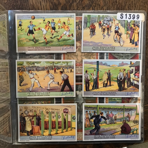 210 - Liebig 6 Full Sets cards, Nos 1395, 1397, 1398, 1399, 1400, 1400 VGC