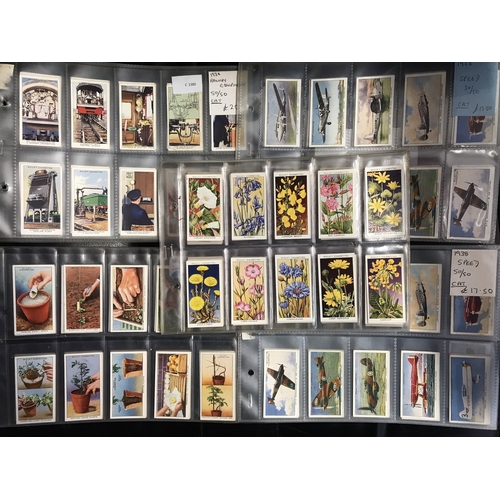 244 - WD & HO Wills 11 sets of cards, various subjects, Good to Very Good condition Inc. Garden Hints, Rai... 