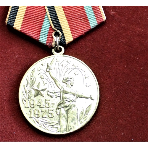 62 - Russian Soviet 30 year Anniversary of WWII Victory Jubilee Medal 