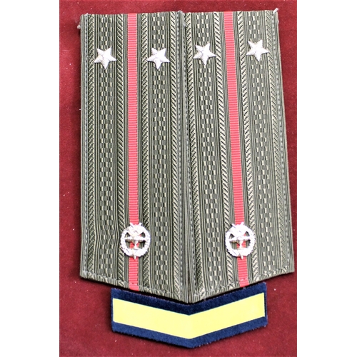 67 - Russian Soviet Cold War Era Fuel and Supply Pipeline Troop Officers (Lieutenant Rank) epaulettes for... 