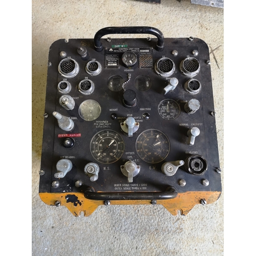 9 - Handley Page Victor Nav Control Unit. Due to the nature of this collection being former military ser... 