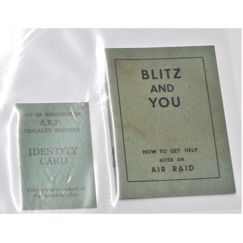 90 - British IWM Replica WWII Booklets and Pamphlets which were issued by the A.R.P. The Black out, Blitz... 