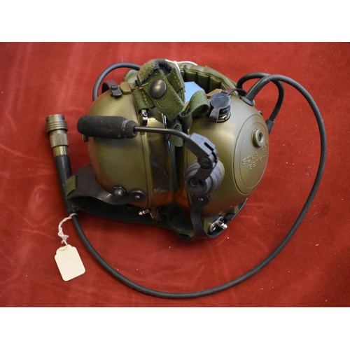 100 - Clansman RA180 Crew guard Headset made by Thales Acoustics and worn in most types of British Militar... 