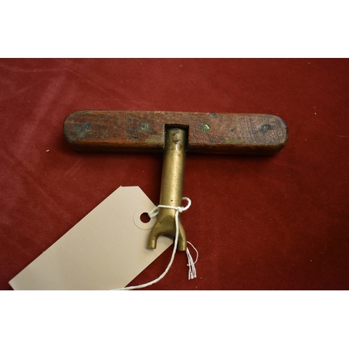 96 - British / Allied WWII Key for opening ammunition boxes or powder cases which have a special locking ... 