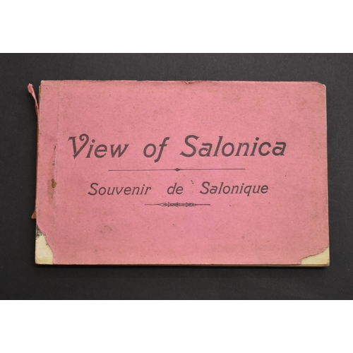 86 - View of Salonica - Souvenir de Salonique which shows views from the Campaign 1914-1918 a stapled cov... 