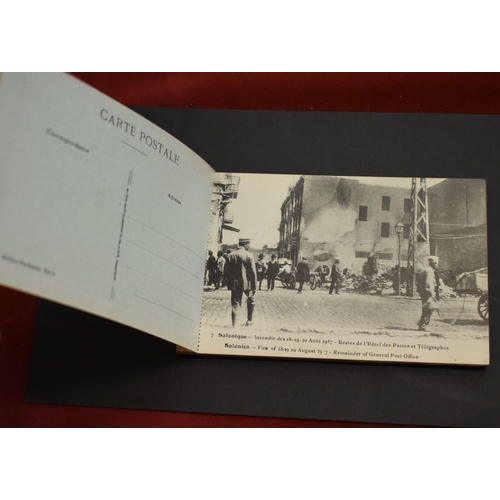 86 - View of Salonica - Souvenir de Salonique which shows views from the Campaign 1914-1918 a stapled cov... 