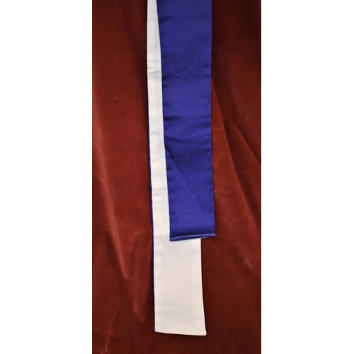 417 - Religious Christian sashes/stoles in different colours and embroidered crosses on end. Colours inclu... 