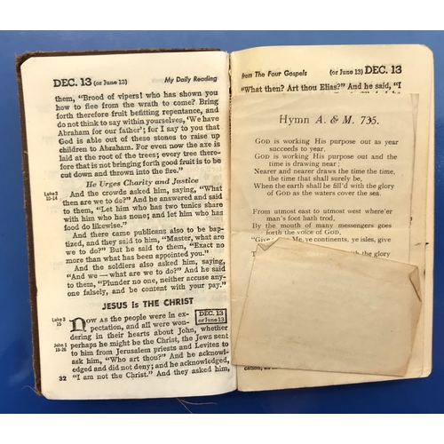 17 - American WWII New Testament - Roman Catholic Version presented to the Army of the United States date... 