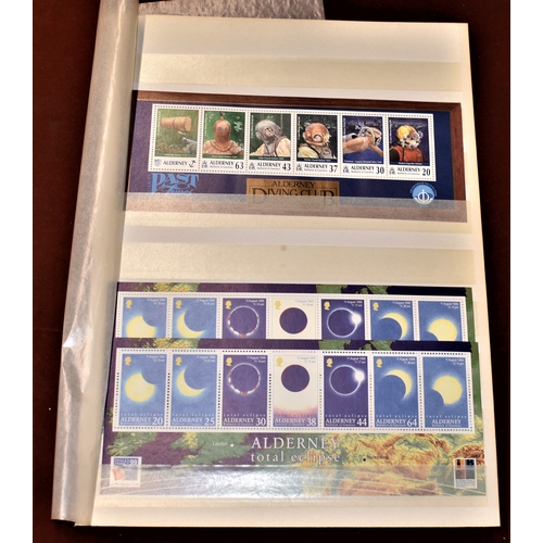 12 - Alderney 1999-2001 collection of (5) used mint miniature sheets. Cat £31.50