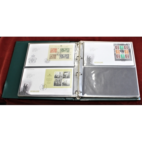 1004 - Great Britain 2009-2012 - A cover album, with m/s and Booklet pane, Bureau cancels, A/T useful lot (... 