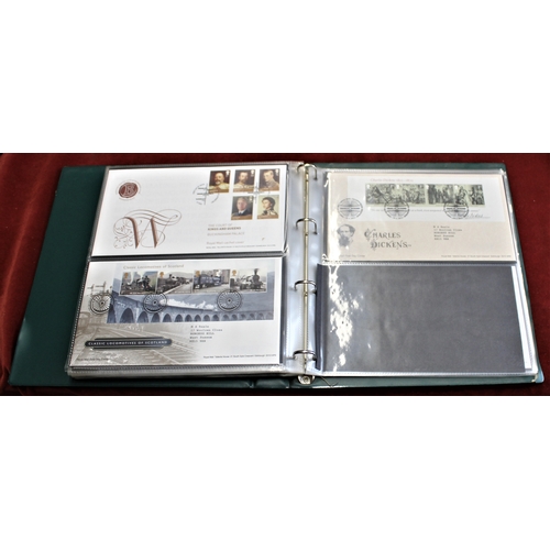 1004 - Great Britain 2009-2012 - A cover album, with m/s and Booklet pane, Bureau cancels, A/T useful lot (... 